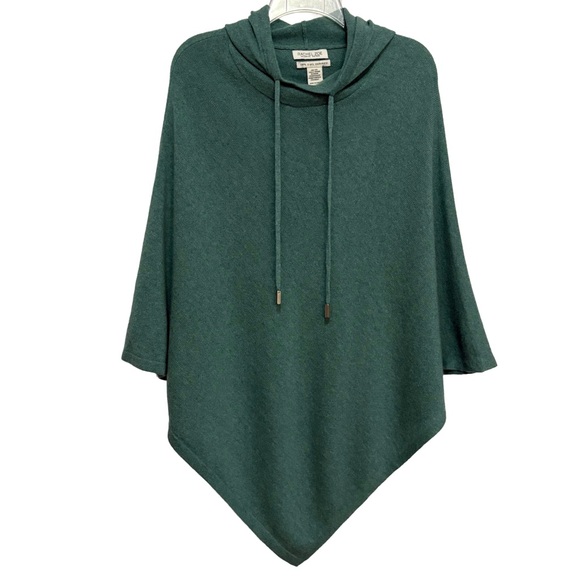 Rachel Zoe Sweaters - Rachel Zoe Cashmere Teal Hooded Poncho